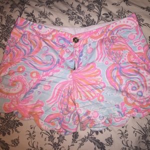 Lily Pulitzer Buttercup Scalloped Shorts